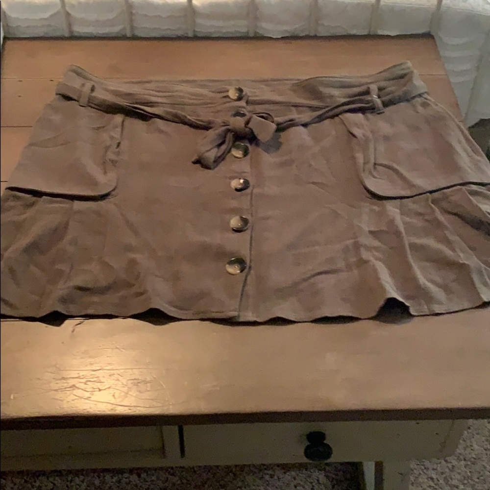 ASOS NWT cargo style belted mini skirt